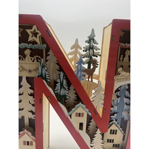 Anthropologie Monogram Wonderland Light-Up Letter “N” - Picture 5 of 7
